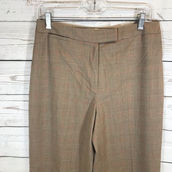 Talbots Lightweight Wool Tan Dress Pants 10 - Picture 3 of 8